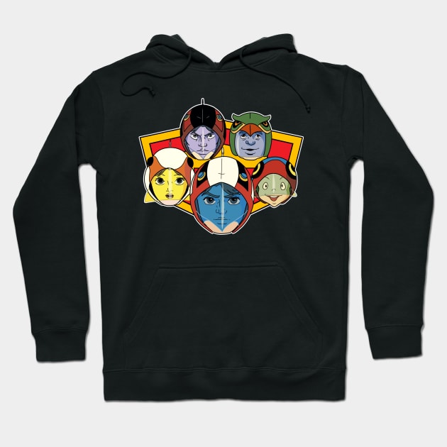 Gatchaman Hoodie by AlanSchell76